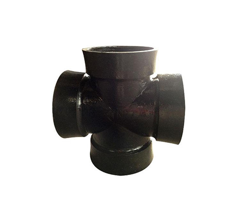 法兰型柔性离心机制铸铁排水管件-TY四通